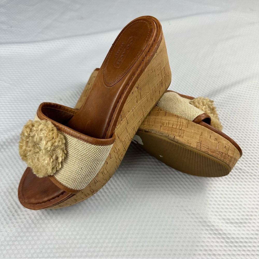 Coach wedge sandal